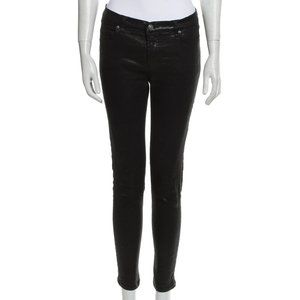 All Saints Mid-Rise Skinny Leg Black Jeans | 31 L